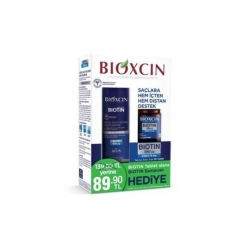 Bioxcin Biotin Kofre 5000 mcg 60 Tablet + Şampuan 300 ml