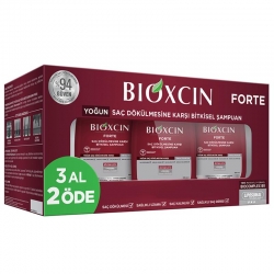 Bioxcin Forte Yoğun Saç Dökülmesine Karşı Bitkisel Şampuan 3 al 2 öde 3 x 300 ml