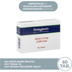 Dermoskin Medohbiotin Biotin 2,5 mg 60 Tablet