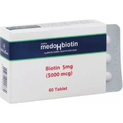 Dermoskin Medohbiotin Biotin 5 mg 60 Tablet