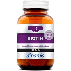 Dinamis Biotin 5000 Μg 100 Tablet