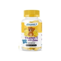 Dinamis Gummies Vitamin C, Çinko 60 Jel Form