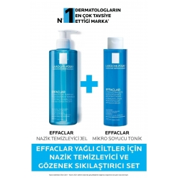 La Roche Posay Effaclar Yağlı Ciltler Için Nazik Temizleyici Ve Gözenek Sıkılaştırıcı Set