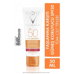 Vichy Ideal Soleil Spf 50 Anti Ageing Care Cream 50 Ml