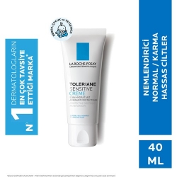 La Roche Posay Toleriane Sensitive Nemlendirici Hassas Ciltler 40Ml