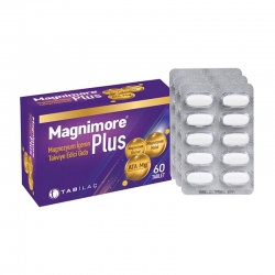 Magnimore Plus  Magnezyum İçeren Takviye Edici Gıda 60 Tablet