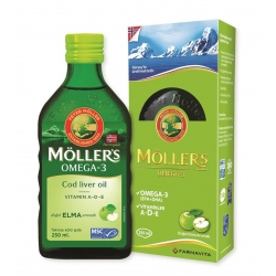 MöllerS Omega-3 Elma Aromalı Balık Yağı 250 Ml