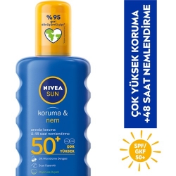 Nivea Sun Koruma & Nem Nemlendirici Güneş Spreyi Gkf 50+ 200 Ml