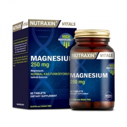 Nutraxin Magnezyum 250 mg 60 Tablet