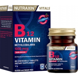 Nutraxin Vitamin B12 1000 mcg Dilaltı 60 Tablet