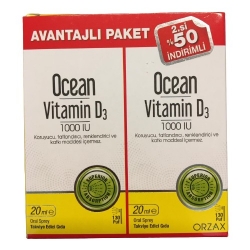 Ocean Vitamin D3 1000 2'li