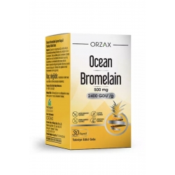 Ocean Bromelain 500 Mg Takviye Edici Gıda 30 Kapsül