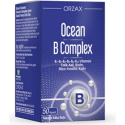 Ocean B Complex 50 Kapsül Takviye Edici Gıda