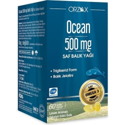 Ocean Balık Yağı 500mg 60 Kapsül