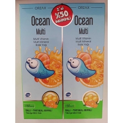 Ocean Multi Vitamin Mineral Balık Yağı 150 ml Ballı Portakallı Puzzel