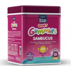 Ocean Smart Gummies Sambucus Takviye Edici Gıda 64 Adet