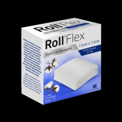 Roll Flex Steril Gazlı Bez 7,5X7,5 25 Ad