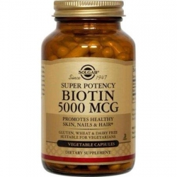 Solgar Biotin 5000 µg 50 Kapsül