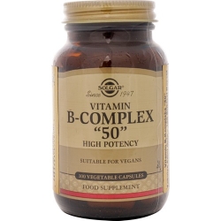 Solgar Vitamin B-Complex '50' 100 Kapsül