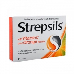 Strepsils C Vitaminli Portakal Aromalı BoğazPastili 24 Adet
