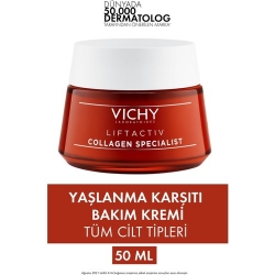 Vichy Liftactiv Collagen Specialist Bakım Kremi Kolajen Üretimini Destekleyici Kırışıklık Karşıtı 50